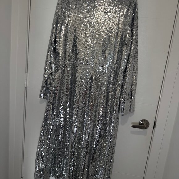 NEON ROSE  X NASTY GYAL SEQUIN SHIRT DRESS XL - Picture 8 of 9